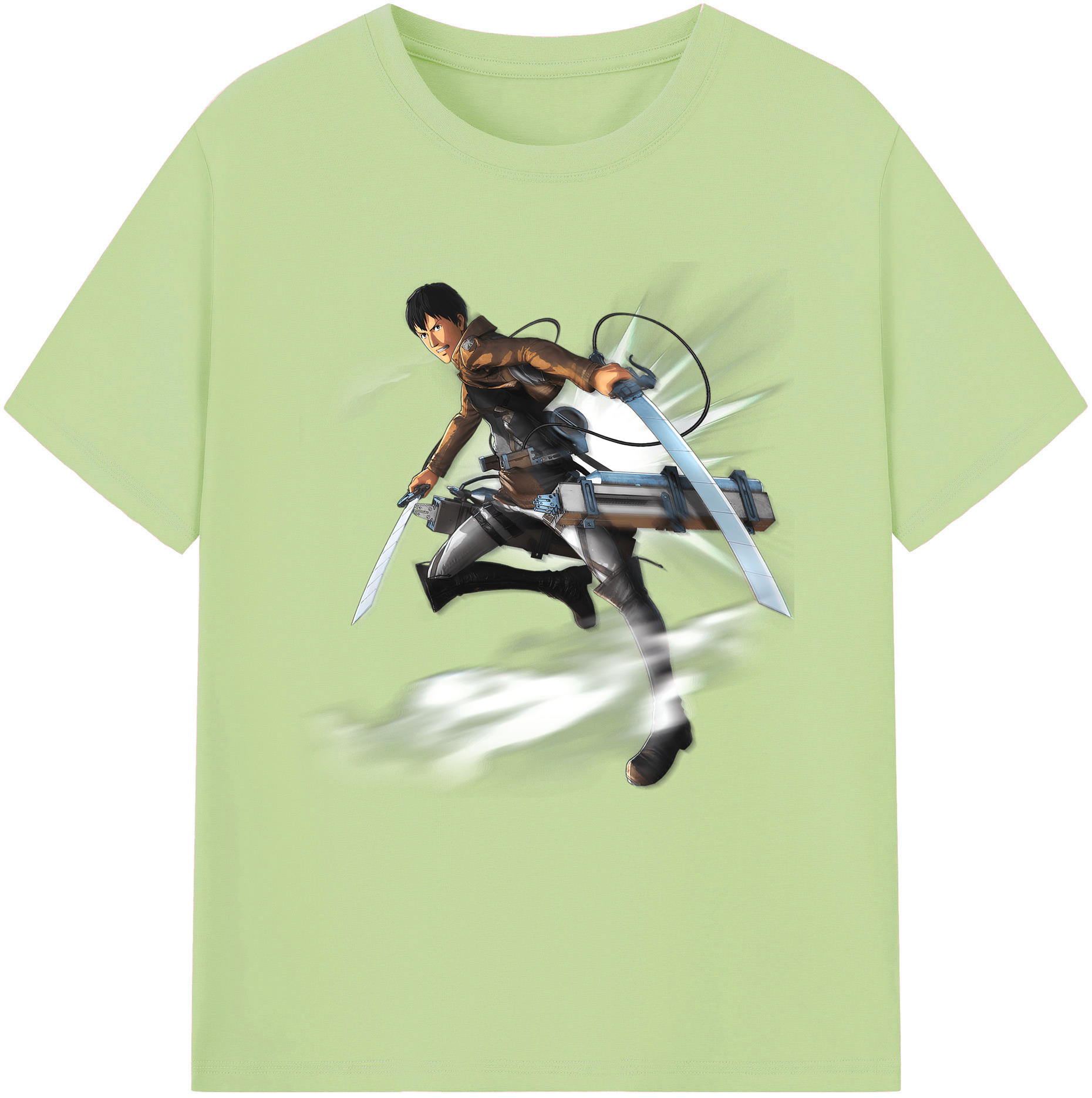 （画像用） 進撃の巨人 ベルトルト・フーバー Attack on Titan Bertholdt Hoover 綿100％半袖Tシャツ（フロントプリント）